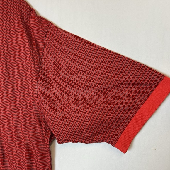 Georgia Nike Team Apparel Polo Shirt Mens XXL Red Striped Collared Buttons - Picture 9 of 16